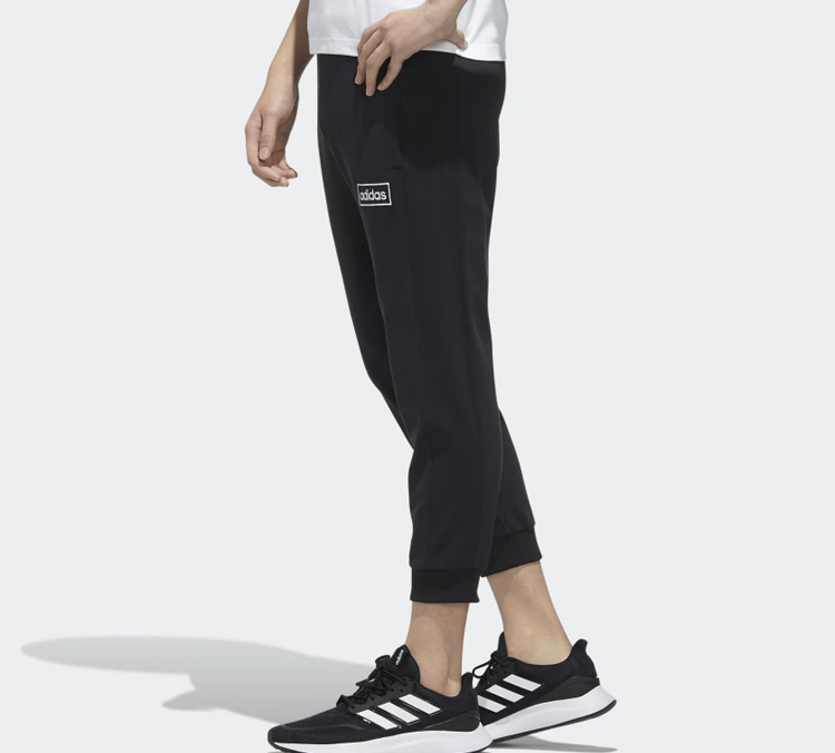 Мужские штаны adidas neo (черные) — фото 3