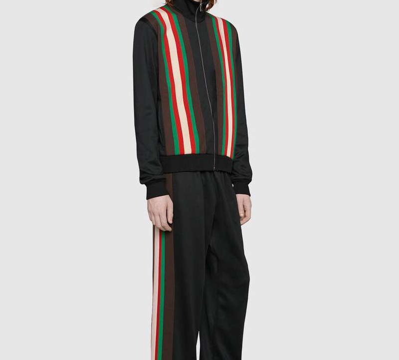 Мужская куртка Gucci (черная) — фото 4