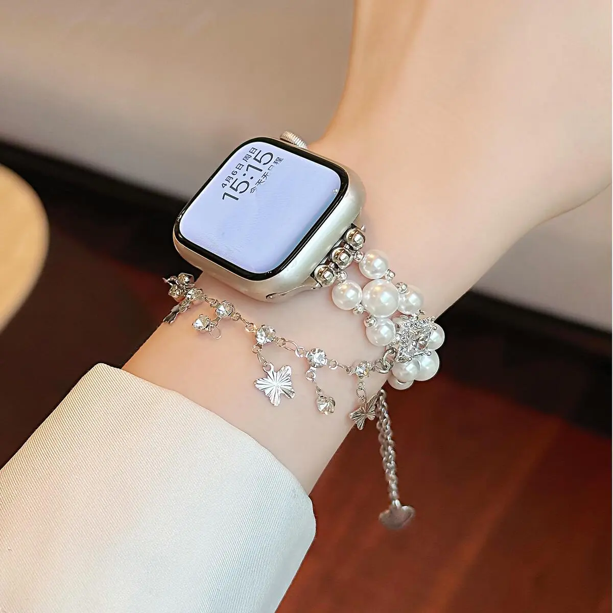 Ремень Wei Xin совместимость с Apple металл для Iwatch S11 S10 S9 S8 S7 SE Ultra2