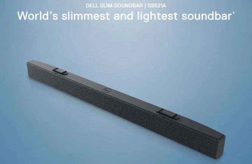 戴尔超薄Soundbar、三款UltraShar显示器发布