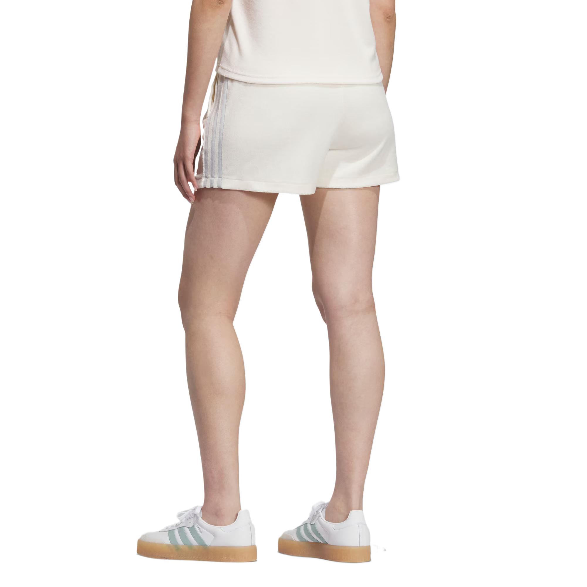 Adidas Originals 3 Stripes Sports Shorts Women’s Pink White