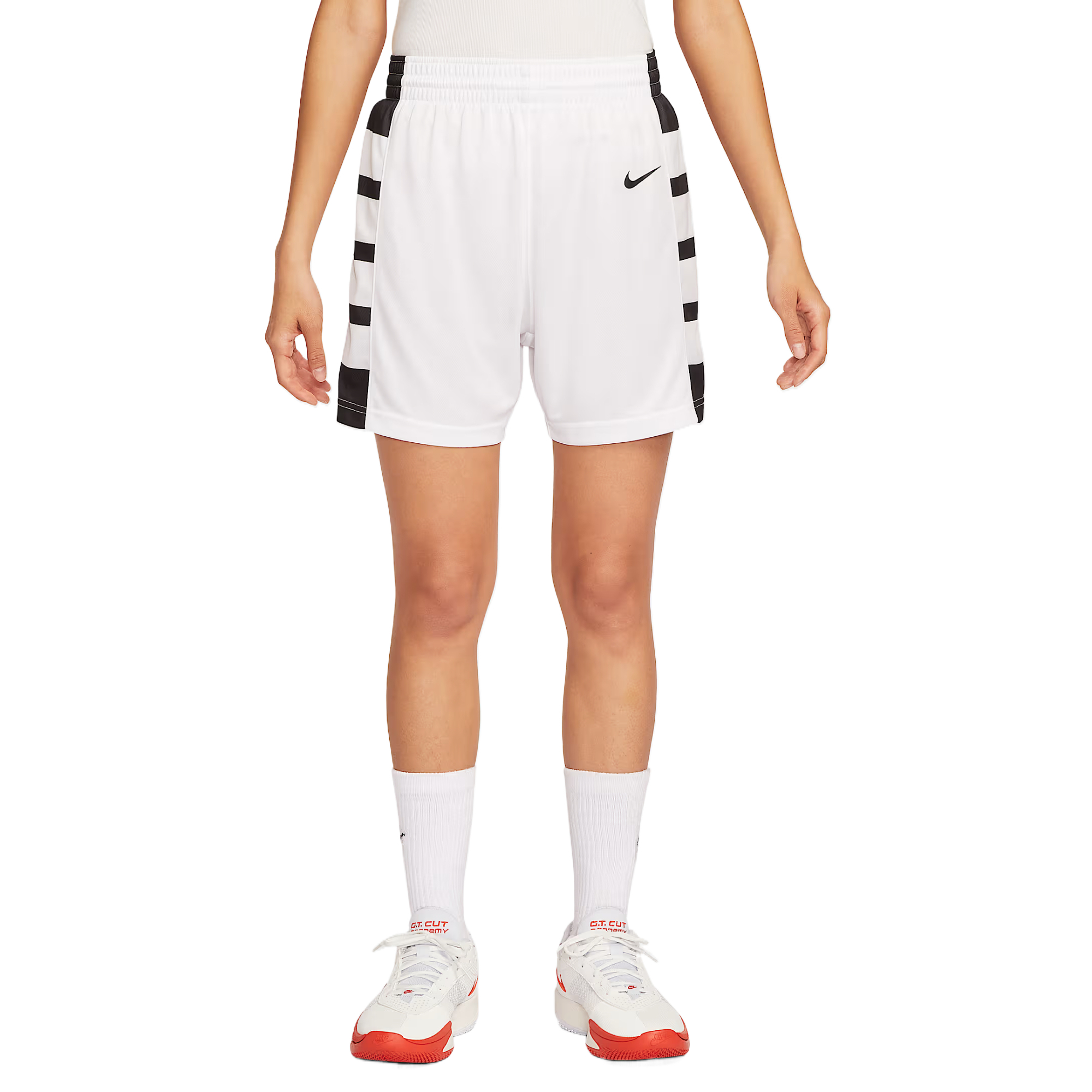 Nike Dri Fit Sports Shorts Women’s White Black