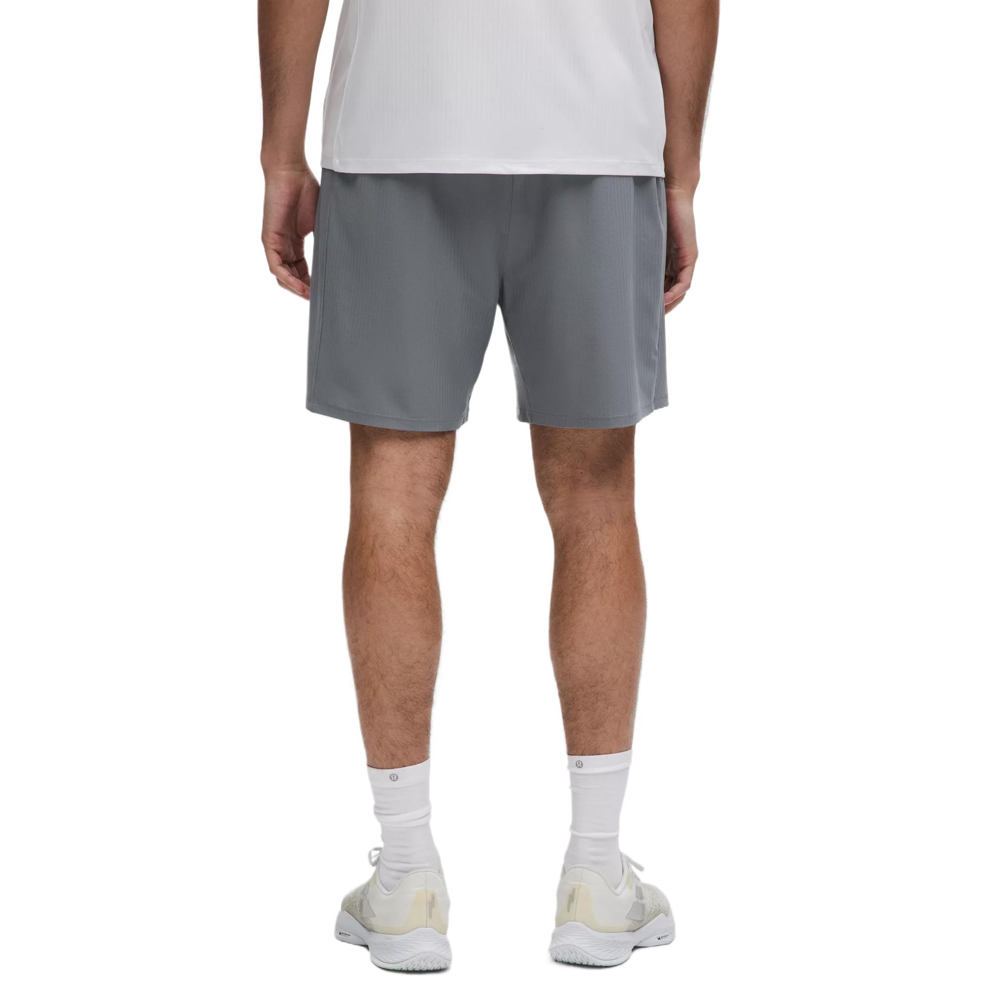 Lululemon Striped Mesh Tennis Short Tennis Bottom 7′ Men’s