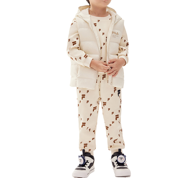 Жилетка Fila KIDS ORIGINALE (бежевая) — фото 3
