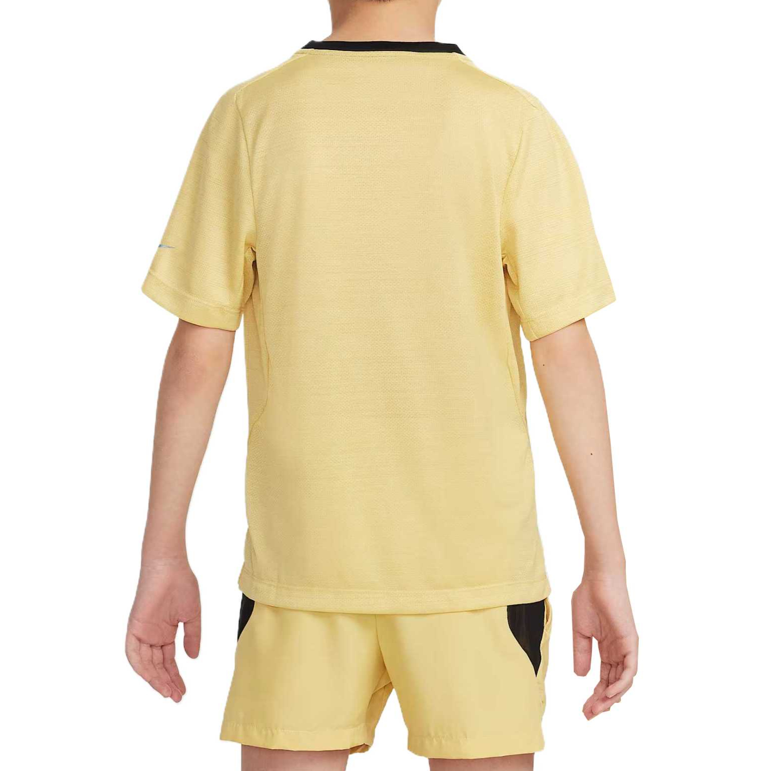 Мужская футболка Nike Dri-FitTMulti (желтая) — фото 2