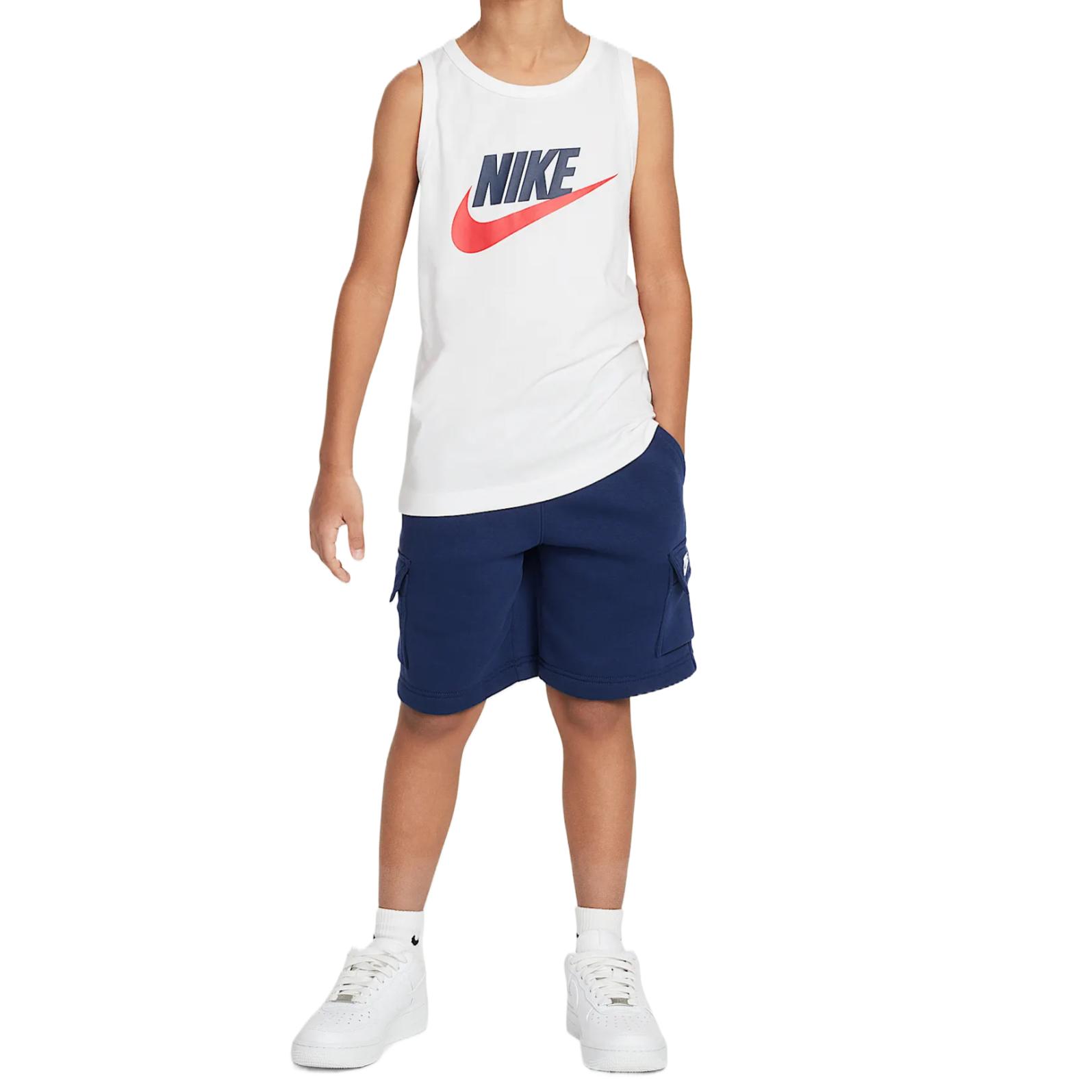 Мужская майка Nike Sportswear (белая) — фото 3