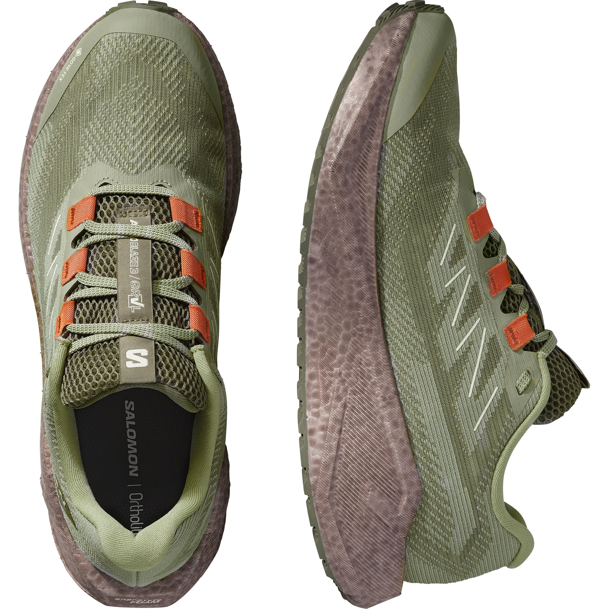 SALOMON AERO BLAZE 3 Fabric Cushioning Waterproof And Breathable Coverage Casual Trail Running Shoes Men’s