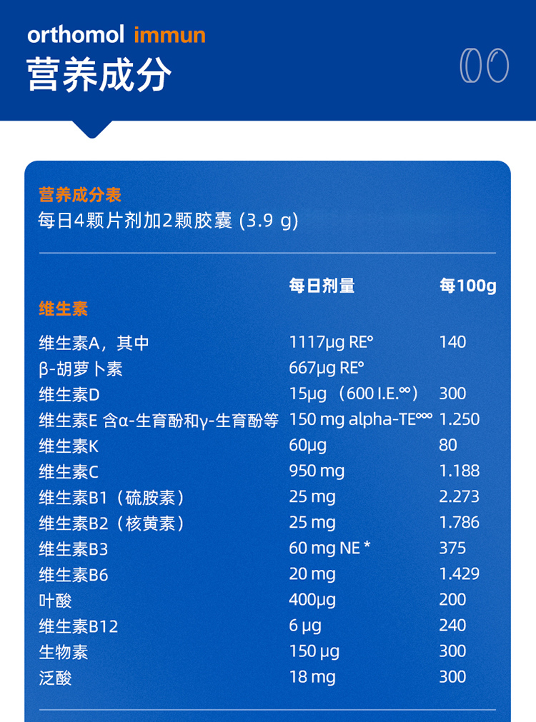 【香港直郵】 德國 奧適寶 複合營養素15包/盒 25種營養元素 增強抵抗力 男女綜合維生素片劑 免疫護盾系列