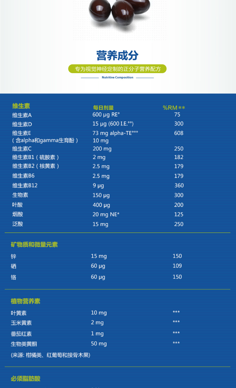 【香港直郵】 德國 奧適寶 葉黃素膠囊30包/盒 葉黃素+玉米黃素+維生素A+C+E+鋅 視力營養膠囊 護眼專家