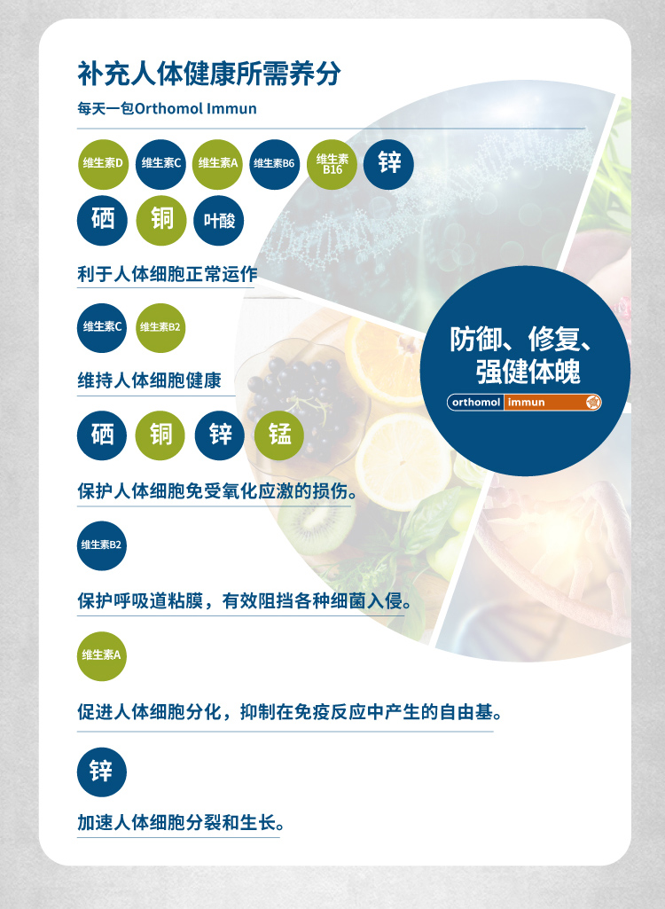 【香港直郵】 德國 奧適寶 複合營養素15包/盒 25種營養元素 增強抵抗力 男女綜合維生素片劑 免疫護盾系列