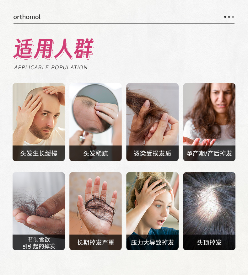 【香港直邮】 德国 奥适宝 维生素B6养发营养胶囊60粒/盒 30天装  生物素+锌+硅 由内而外焕发生机 强韧发丝