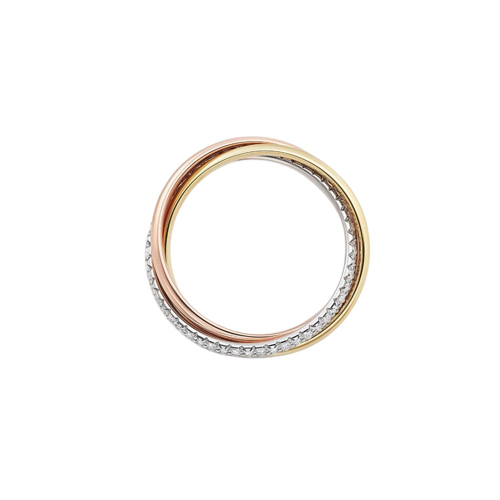 Кольцо Cartier Trinity Small (мультиколор) — фото 2