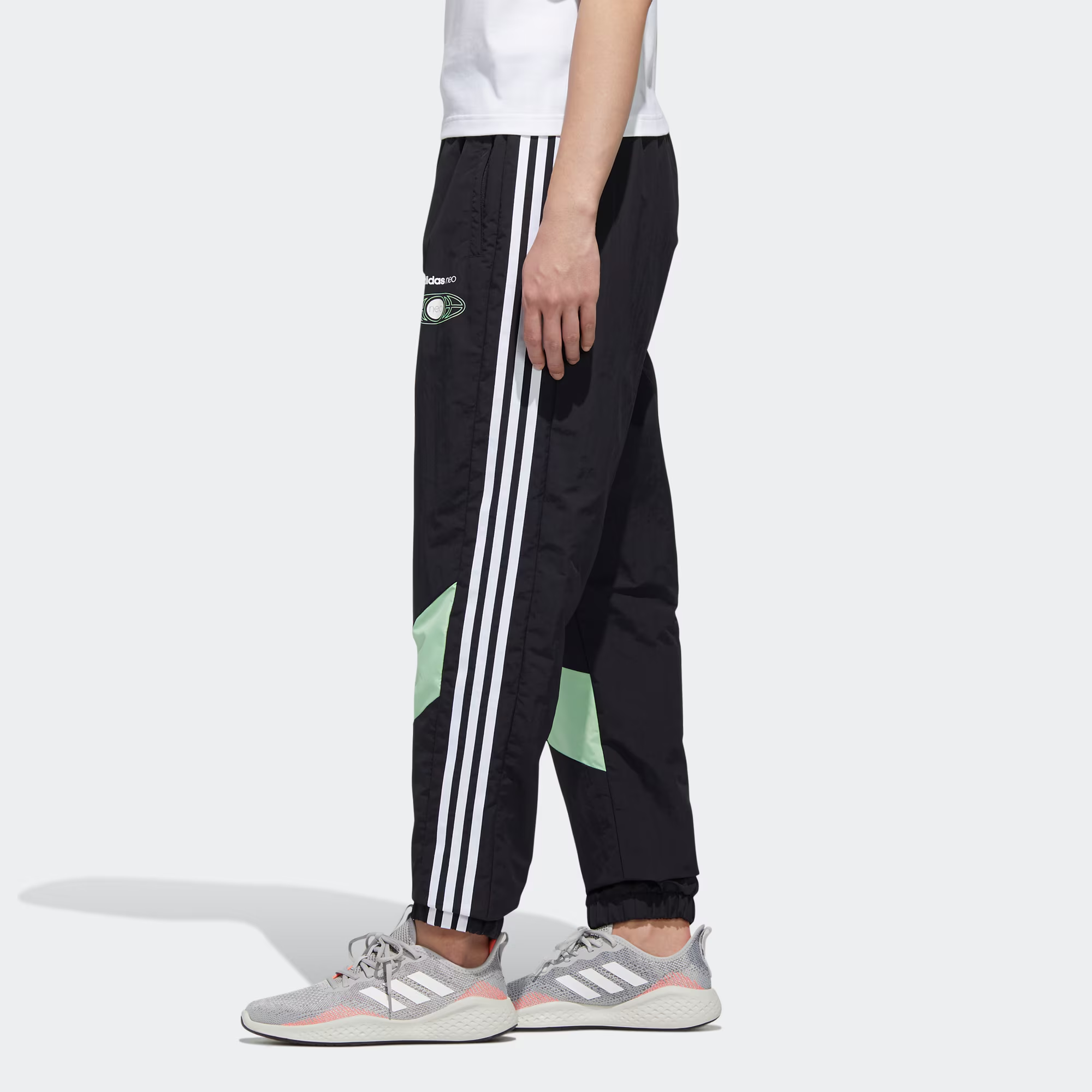 Мужские штаны adidas neo (черные) — фото 3
