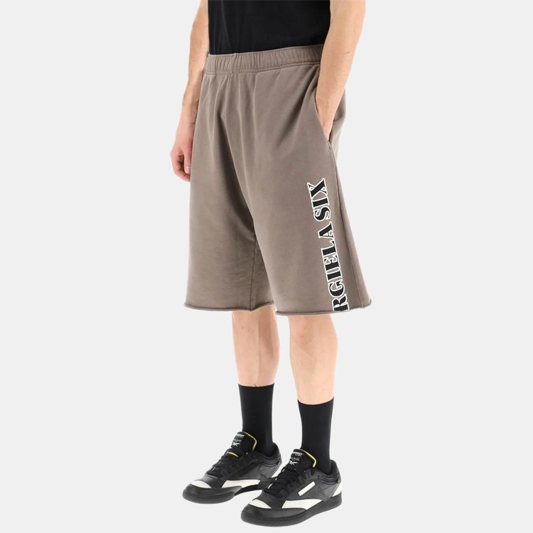 MM6 Maison Margiela Logo Printed Bermuda Shorts