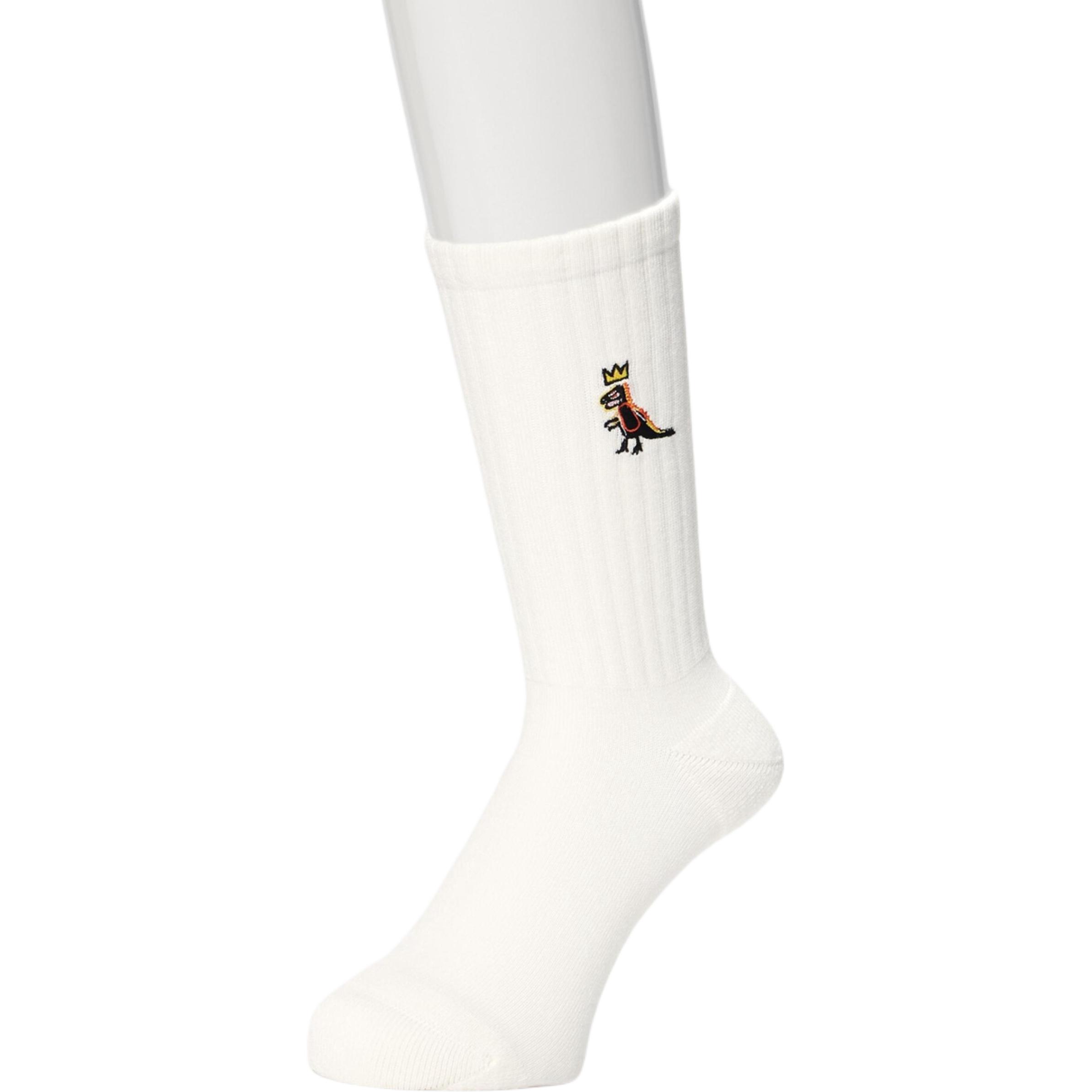 UNIQLO Basquiat Collaboration Crew Socks Men’s 1 Pack White
