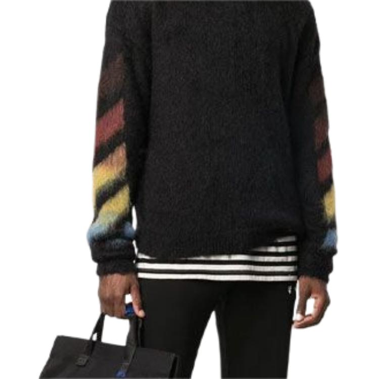 Мужской свитер OFF-WHITE FW20 (черный) — фото 6