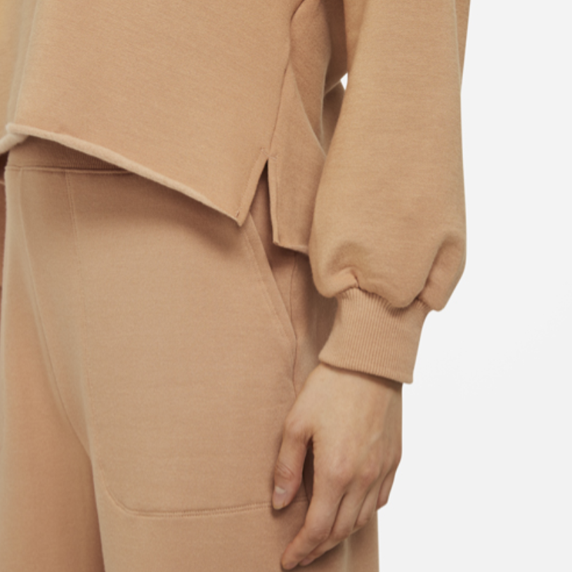 Женское худи Nike Yoga Luxe V (коричневое) — фото 5