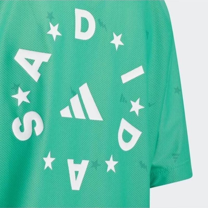 Мужская футболка adidas ClimacoolT (зеленая) — фото 5