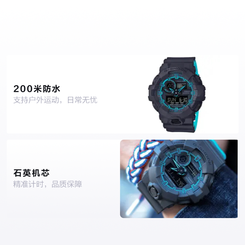 Мужские очки Casio G-SHOCK YOUTH (черные) — фото 2