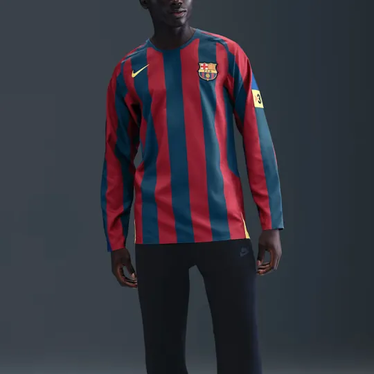 Nike FC Barcelona Re-Issue 2005/06 Ronaldinho #10 Home Jersey Multicolor