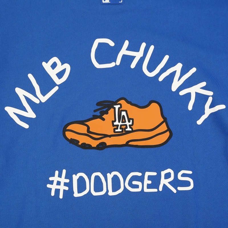 Худи MLB Graffiti Sweatshirt (синее) — фото 3