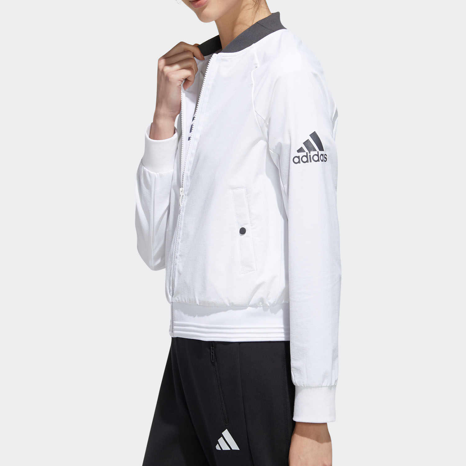 Куртка adidas (белая) — фото 6