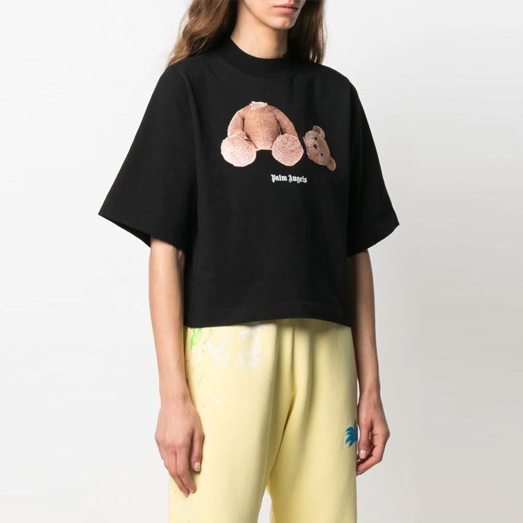 Женская футболка PALM ANGELS SS21 (черная) — фото 6