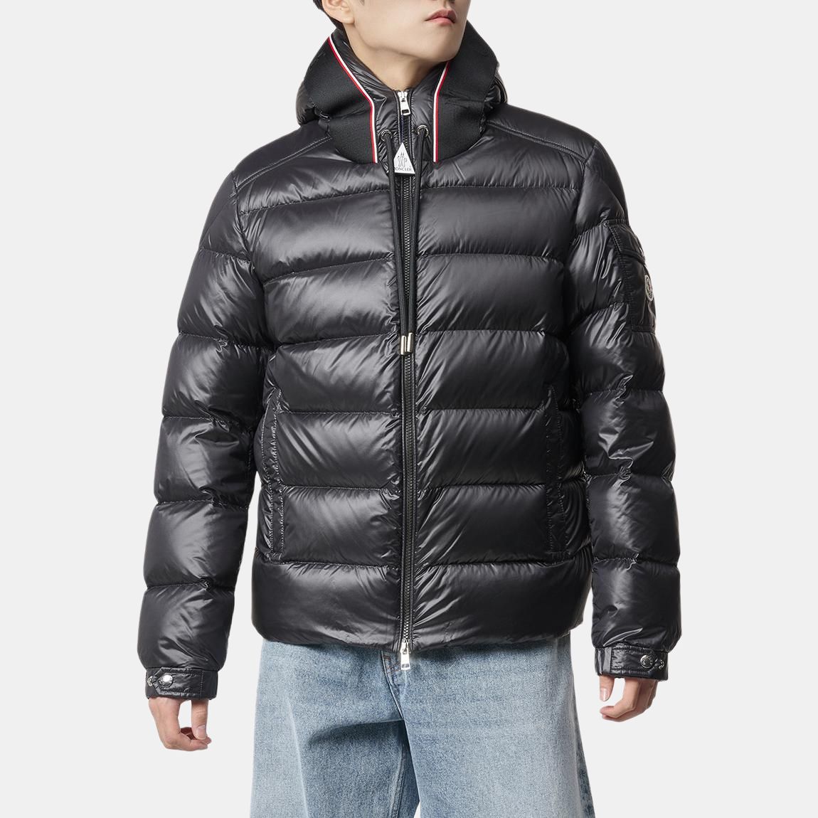Мужская куртка Moncler Pavin (черная) — фото 3