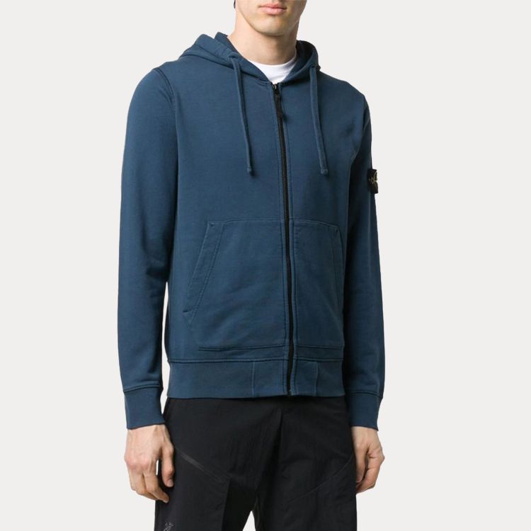 Мужские куртка STONE ISLAND (темно-синие) — фото 2