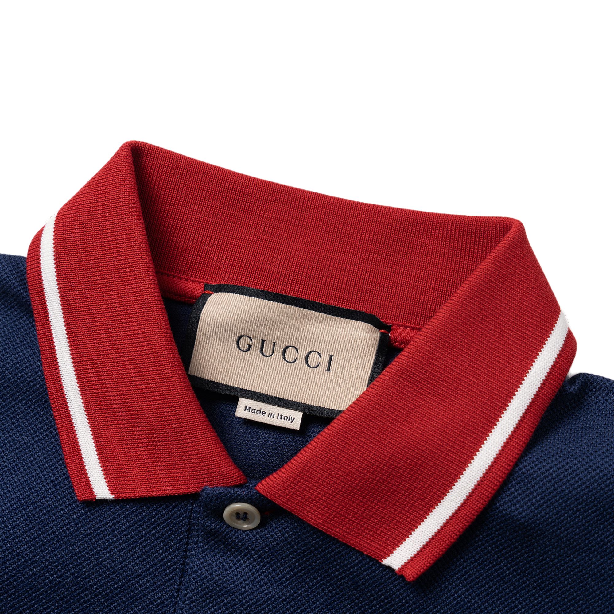 Мужская футболка Gucci (темно-синяя) — фото 3