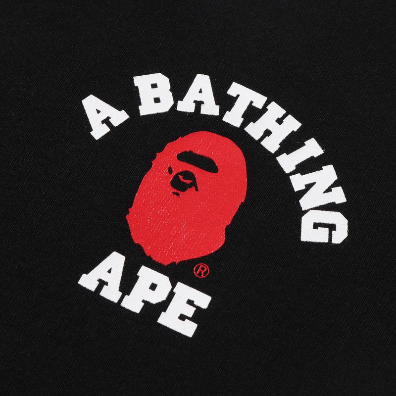 Женская футболка A BATHING APE SS26 (черная) — фото 3