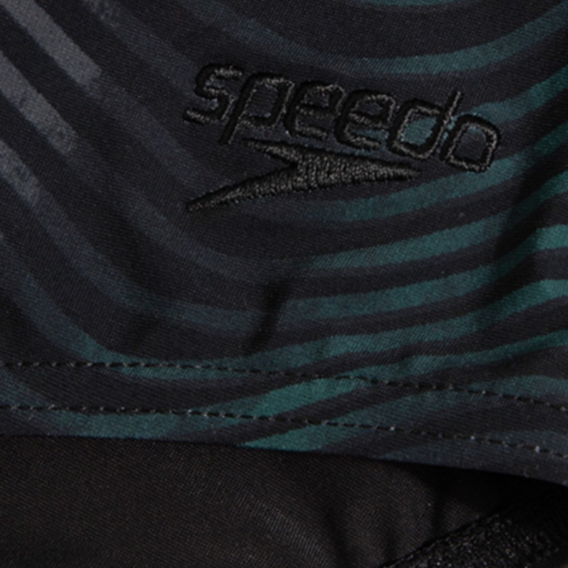 Speedo One piece Swimsuit Women’s Black Green
