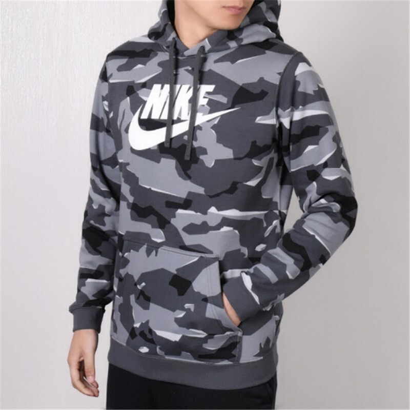 Мужское худи Nike (серое) — фото 4