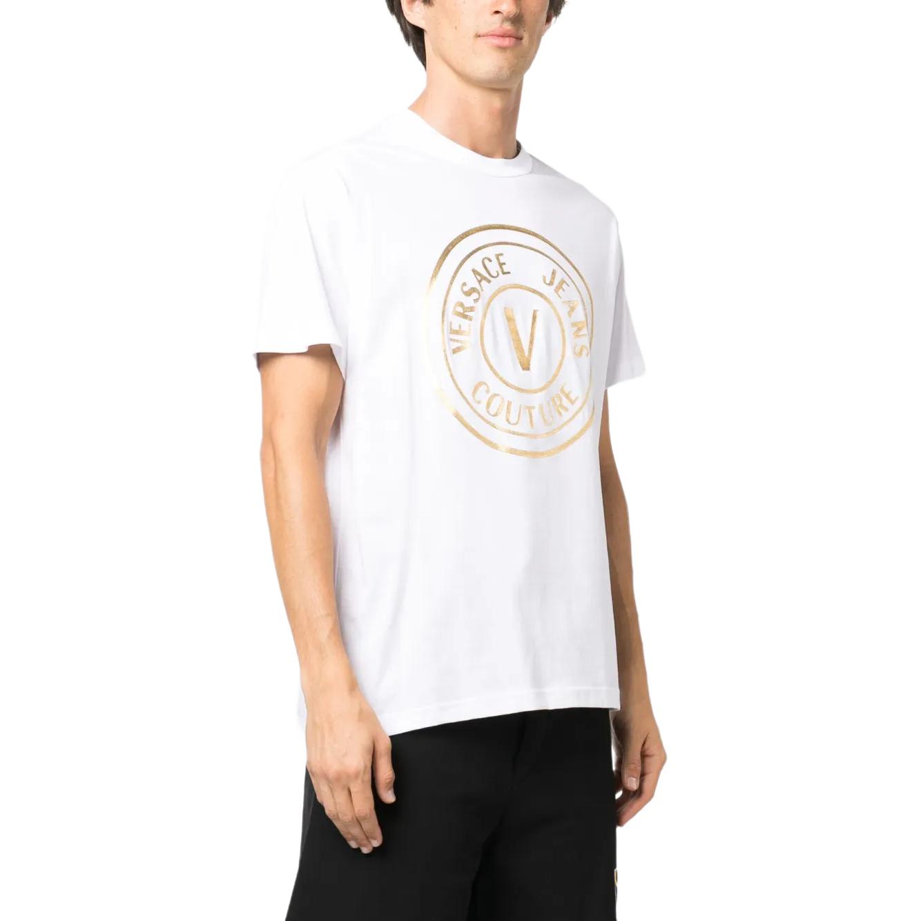 Мужская футболка Versace Jeans Couture SS22 (белый) — фото 4