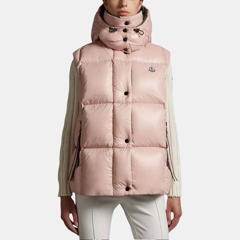 Женский жилет Moncler Luzule (светло-розовый) — фото 3
