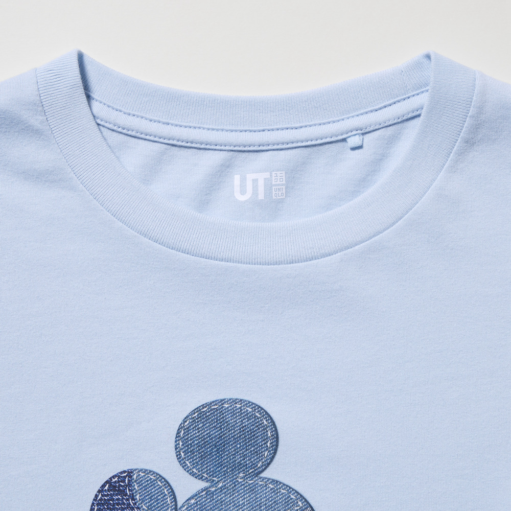 Женская футболка UNIQLO (синяя) — фото 2