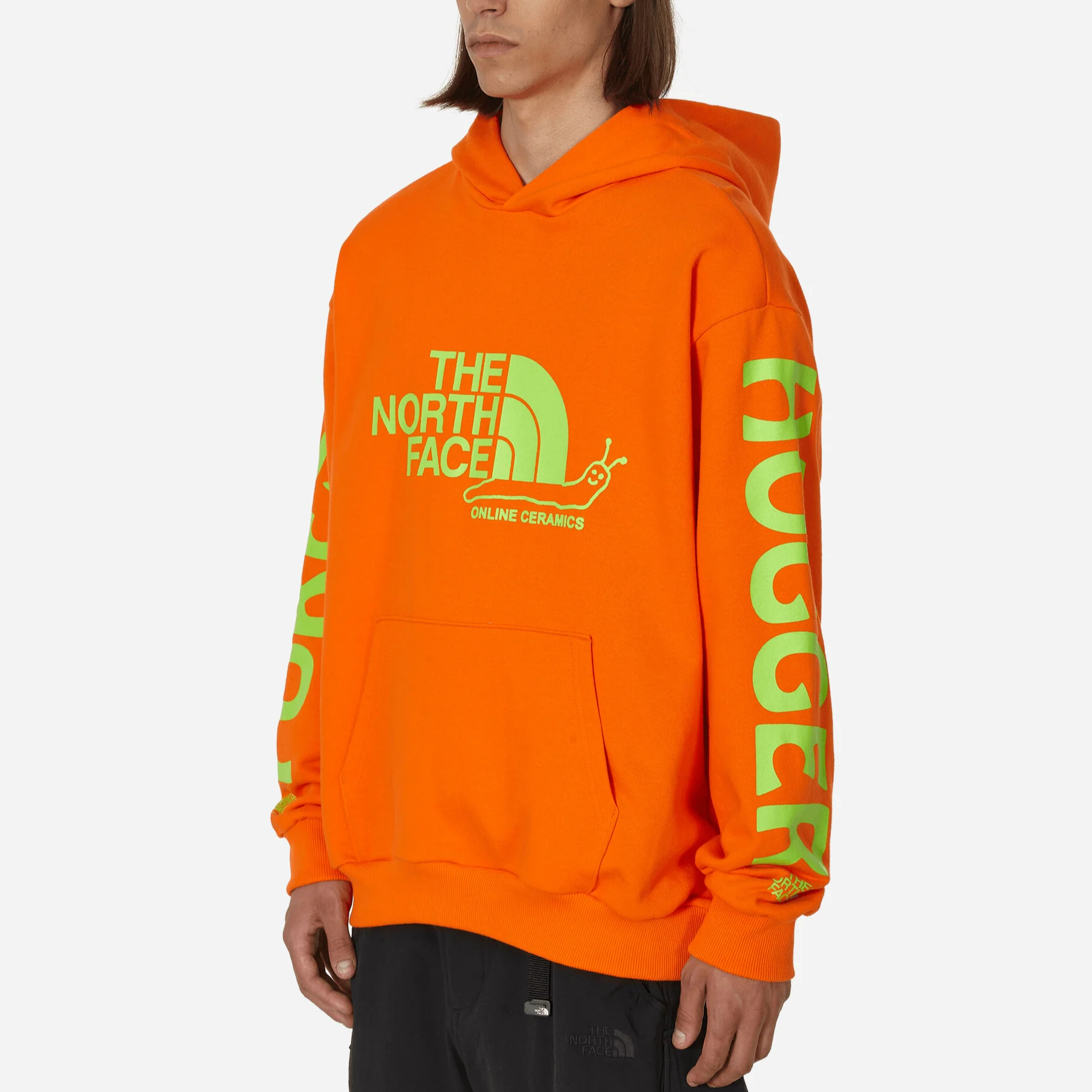 худи The North Face x Online Ceramics (оранжевая) — фото 4