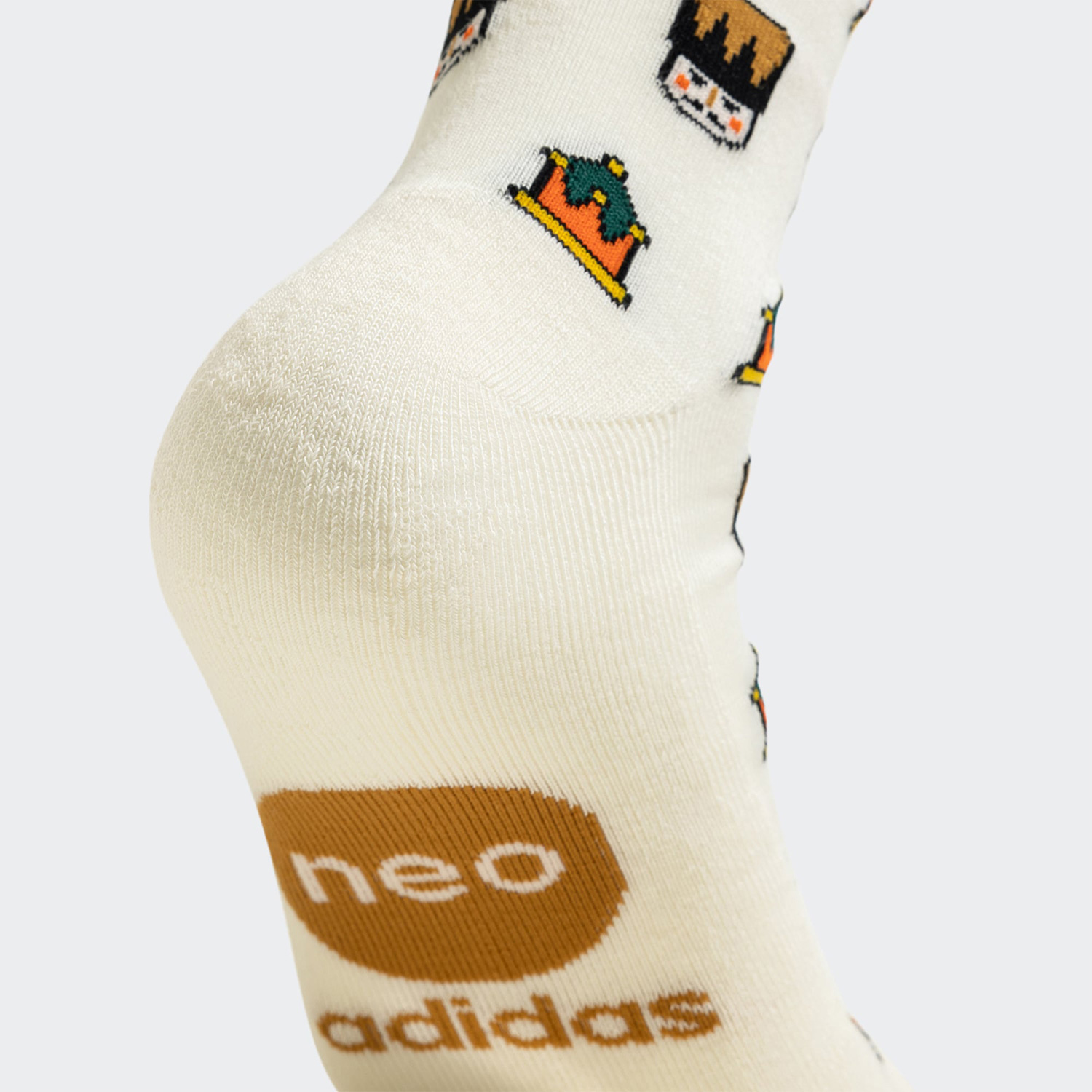 Adidas Neo Crew Socks Unisex 2 Pack Jasper/Ecru