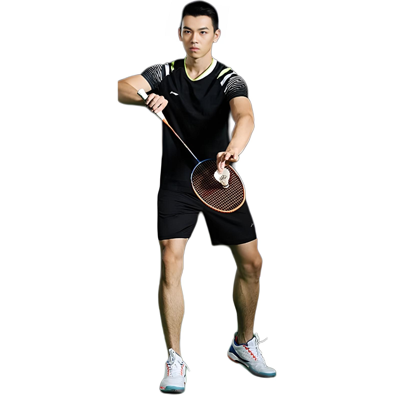 Li Ning Badminton Jersey Men’s Black