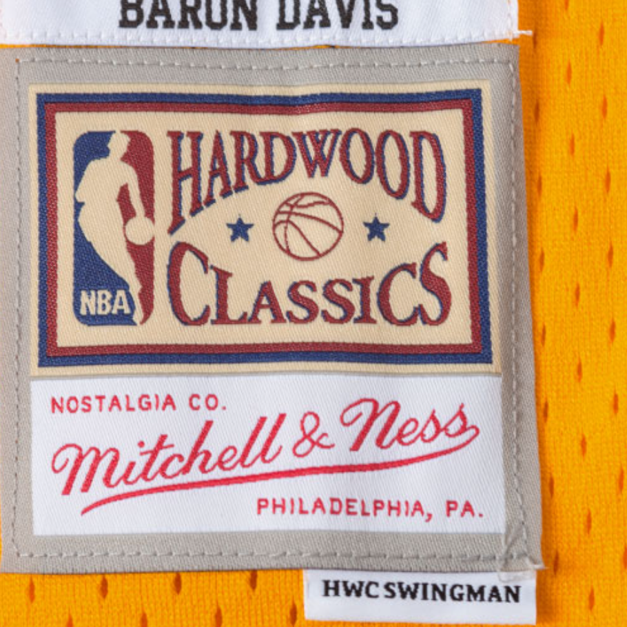 Mitchell Ness Basketball Jersey Men’s Yellow