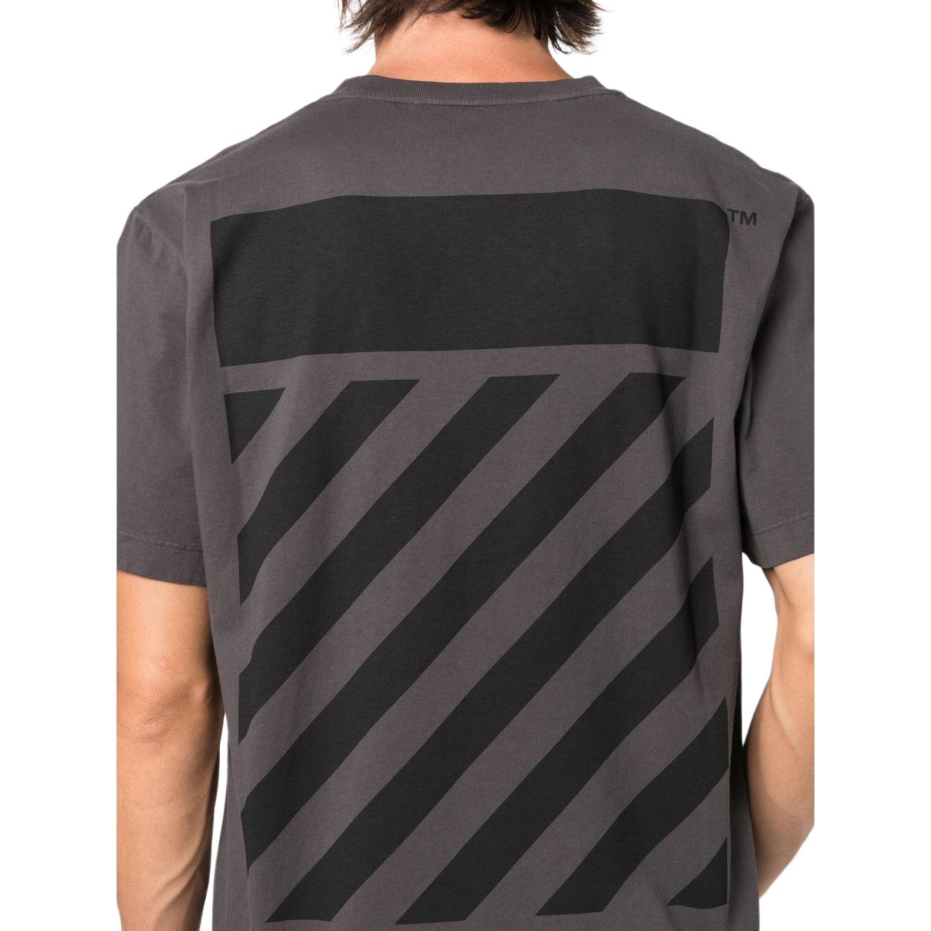 Мужская футболка OFF-WHITE FW22 Logo (черная) — фото 7