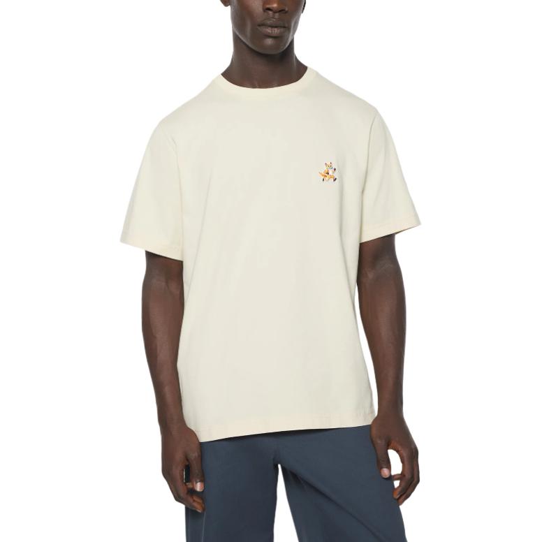 Мужская футболка Maison Kitsune SS25 (песочная) — фото 4