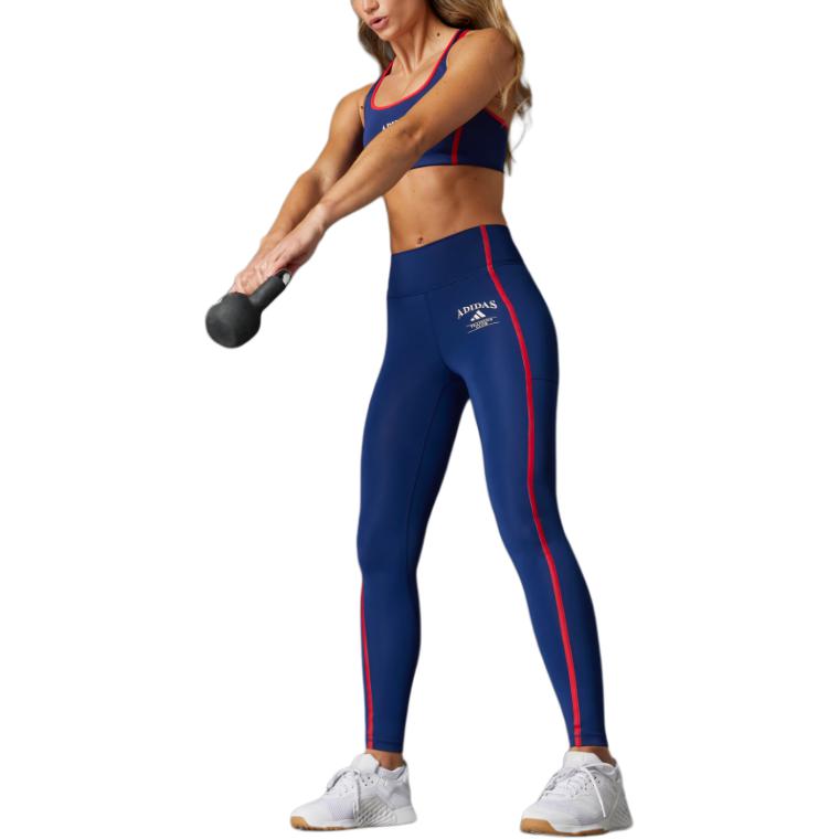 Adidas Free Shipping With AdiClub Optime Heritage Full Length Leggings