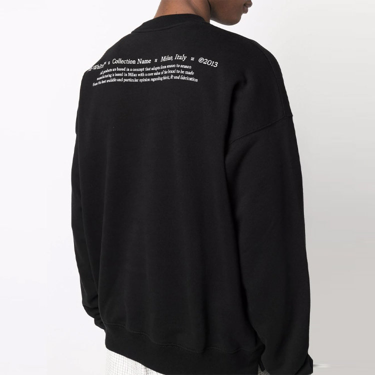 Мужской свитшот OFF-WHITE FW21 Caravaggio (черный) — фото 5