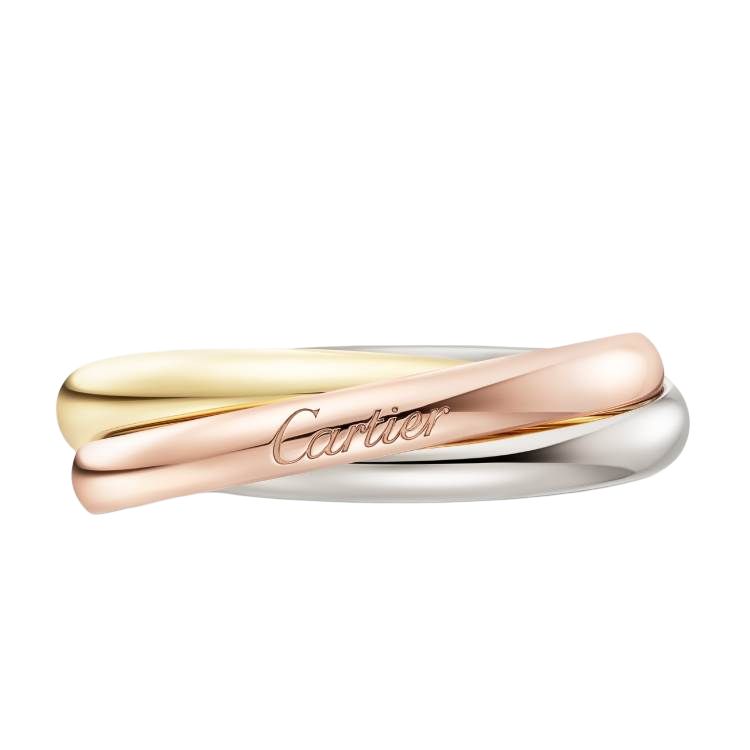 Кольцо Cartier Trinity (разноцветное) — фото 3