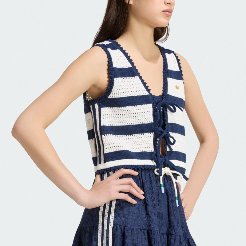 Женский жилет adidas originals RESORT S CROCHET (цвет на фото) — фото 6