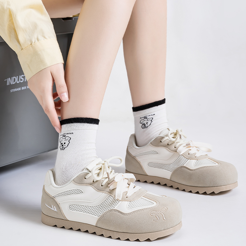 Warrior Abrasion Resistant Breathable Low top Casual Shoes Women's Beige Apricot