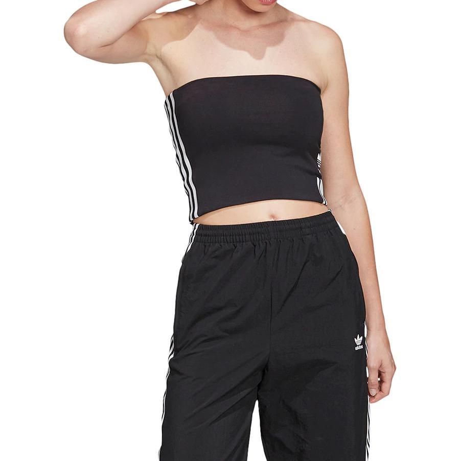 Женский топ adidas Tube Top (черный) — фото 3