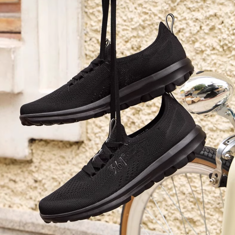361° Slip Resistant Abrasion Resistant Slip Resistant Abrasion Resistant Low top Casual Shoes Obsidian Black