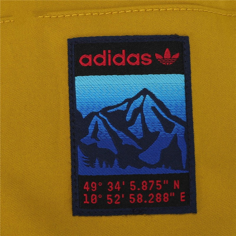 Мужские штаны adidas Originals Adv Wv Pant (горчичные) — фото 4